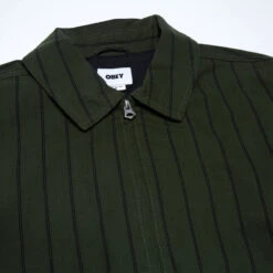 Obey Stripe Zip Up Jacket - Duffle Bag Multi -DADDIES Skate Gear 197812085377 4