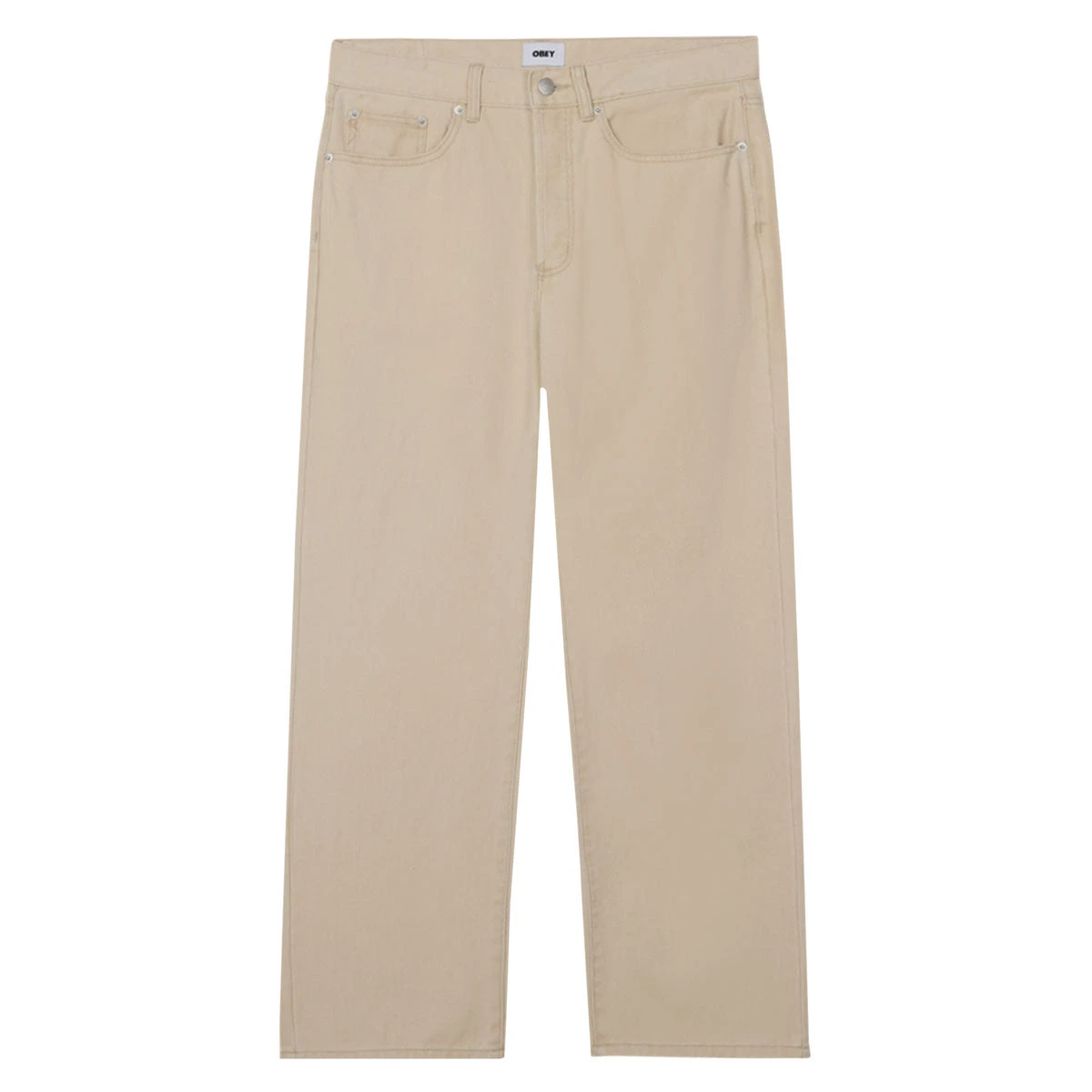 Obey Classic Baggy Denim Jeans - Pelican 3 Obey Classic Baggy Denim Jeans - Pelican