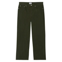 Obey Classic Baggy Stripe Denim Jeans - Duffle Bag Multi