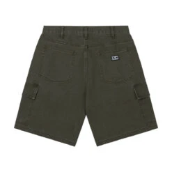 Obey Bigwig Baggy Denim Cargo Shorts - Faded Grape Leaf -DADDIES Skate Gear 197812107734 2