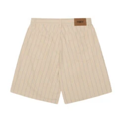 Obey Stripe Baggy Denim Shorts - Pelican Multi -DADDIES Skate Gear 197812108786 2