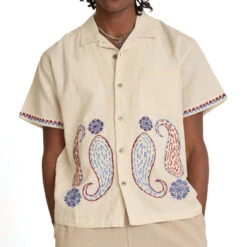 Obey Quentin Woven Shirt - Birch Multi -DADDIES Skate Gear 197812112820 4