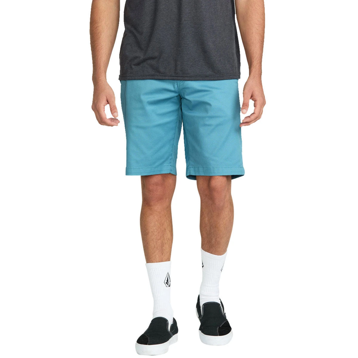 Volcom Frickin Modern Stretch 21 Shorts - Used Blue 5 Volcom Frickin Modern Stretch 21 Shorts - Used Blue - Image 3