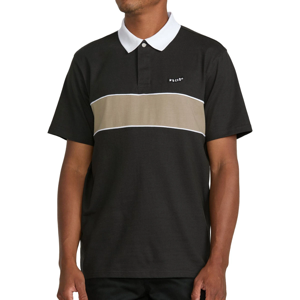 Volcom Gemstone Polo Shirt - Stealth 3 Volcom Gemstone Polo Shirt - Stealth