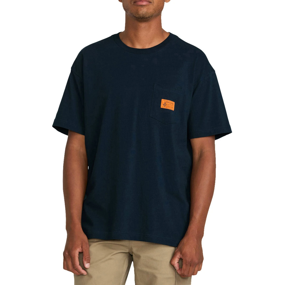 Volcom Workwear Certifico T-Shirt - Navy 4 Volcom Workwear Certifico T-Shirt - Navy - Image 2