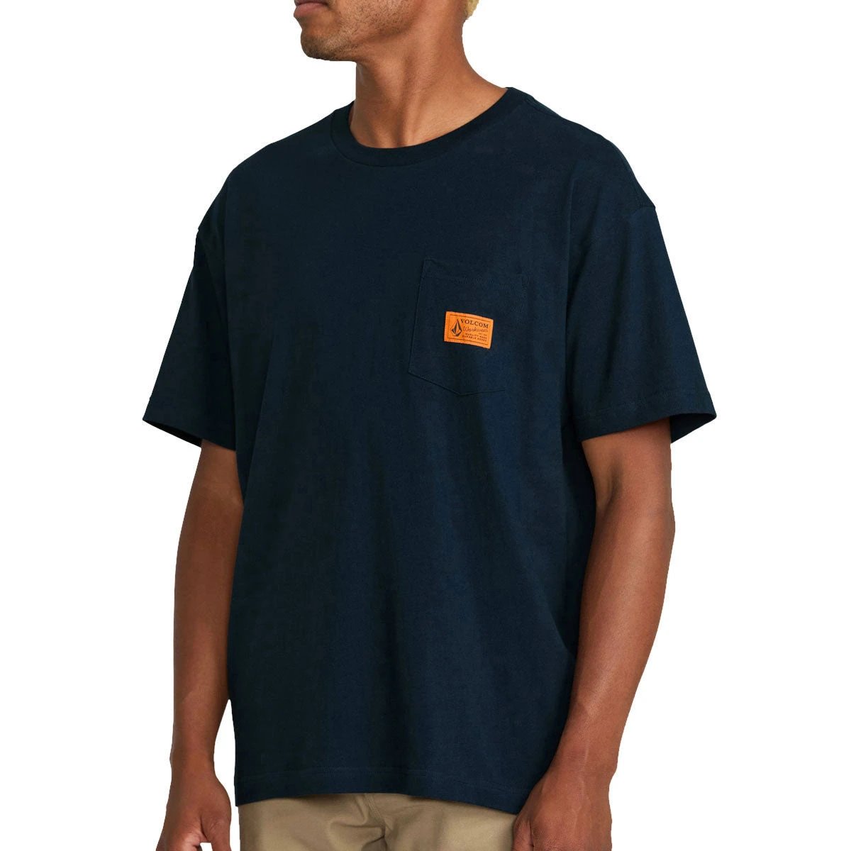 Volcom Workwear Certifico T-Shirt - Navy 6 Volcom Workwear Certifico T-Shirt - Navy - Image 4