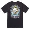 Volcom Arched T-Shirt - Washed Black Heather -DADDIES Skate Gear 198433040073 1