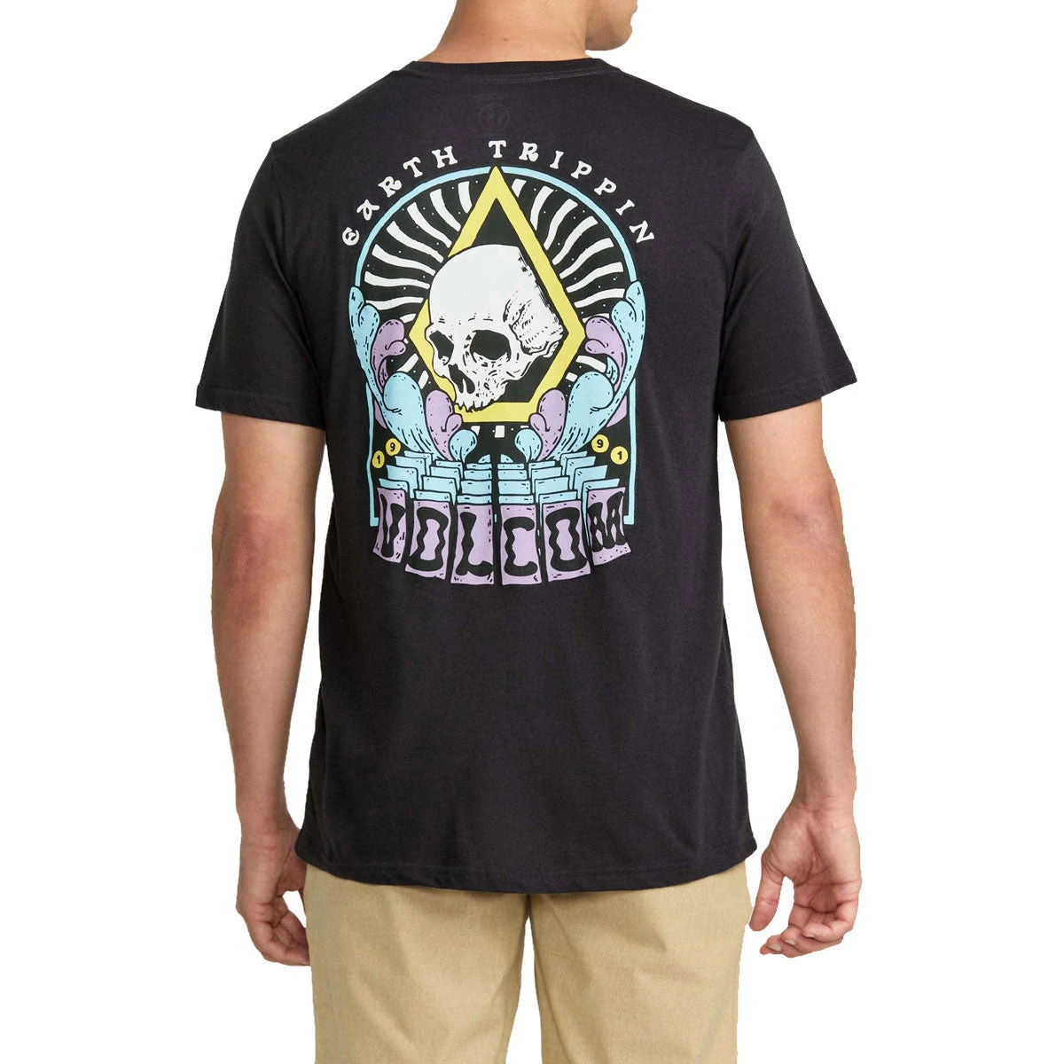 Volcom Arched T-Shirt - Washed Black Heather 6 Volcom Arched T-Shirt - Washed Black Heather - Image 4