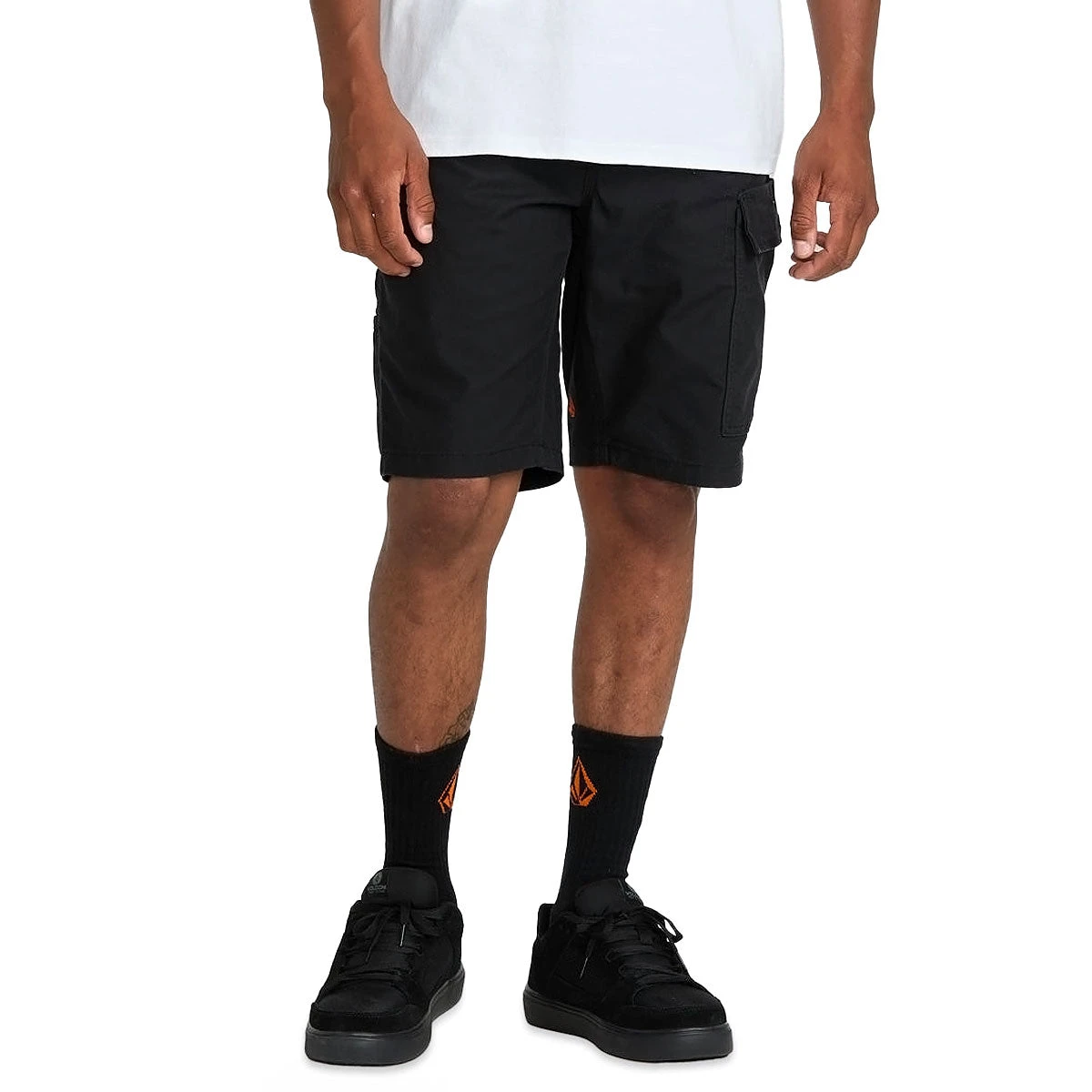 Volcom Caliper II Relaxed Work Shorts - Black 5 Volcom Caliper II Relaxed Work Shorts - Black - Image 3