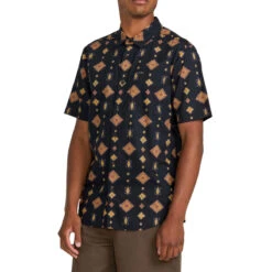 Volcom Desert Dobby Shirt - Black -DADDIES Skate Gear 198433046273 3
