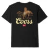 Brixton X Coors Roam T-Shirt - Black -DADDIES Skate Gear 199027001531 1