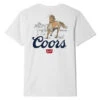 Brixton X Coors Roam T-Shirt - White 2 Brixton X Coors Roam T-Shirt - White -DADDIES Skate Gear 199027001630 1