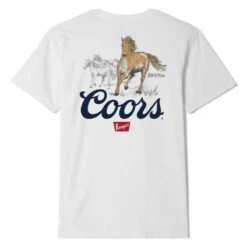 Brixton X Coors Roam T-Shirt - White