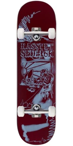 Rassvet Cambryan Sedlick Pro Skateboard Complete - Dark Red - 8.50"