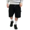 CCS Hammer Loop Canvas Shorts - Black/White -DADDIES Skate Gear 4 29 2441477