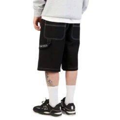 CCS Hammer Loop Canvas Shorts - Black/White -DADDIES Skate Gear 4 29 2441482