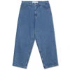 Polar Big Boy Jeans - Mid Blue -DADDIES Skate Gear 5056336666132 1