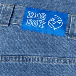 Polar Big Boy Jeans - Mid Blue -DADDIES Skate Gear 5056336666132 4