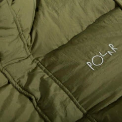 Polar Basic Puffer Jacket - Army Green -DADDIES Skate Gear 5056336688844 5