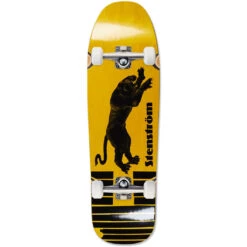 Polar David Stenström Tape And Panther Wheel Wells On A D1 Skateboard Complete - Veneer - 9.25"