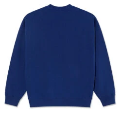 Polar Dave Crewneck Sweatshirt - Deep Royal Blue 7 Polar Dave Crewneck Sweatshirt - Deep Royal Blue -DADDIES Skate Gear 5056336695354 3