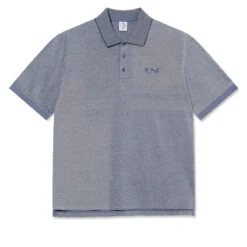 Polar Surf Polo Shirt - Heather Blue Pique
