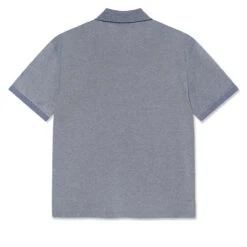 Polar Surf Polo Shirt - Heather Blue Pique -DADDIES Skate Gear 5056336695682 3