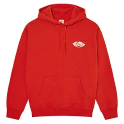 Polar Dave Skate Club Hoodie - Red