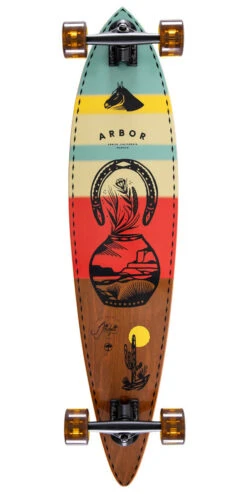 Arbor Jess Mudgett Fish Prebuilt Longboard Complete