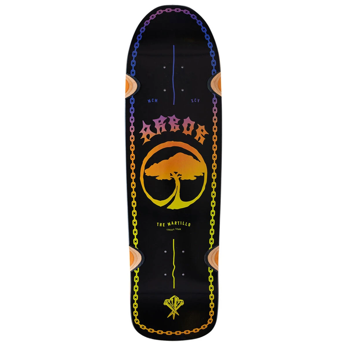 Arbor Linked Martillo Longboard Cruiser Deck - 9.00" 3 Arbor Linked Martillo Longboard Cruiser Deck - 9.00"