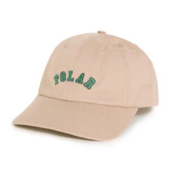 Polar Sai College Logo Hat - Ecru