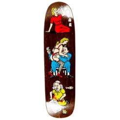 Polar Team Model Family Affair P9 Shape Skateboard Deck - 8.625"