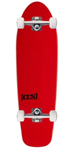 CCS Logo Cruiser Skateboard Complete - Red - 8.00"