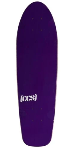 CCS Logo Cruiser Skateboard Deck - Purple - 8.00"