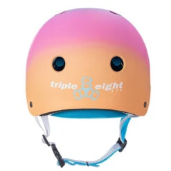 Triple Eight Certified Sweatsaver Helmet - Sunset -DADDIES Skate Gear 604352036467 3