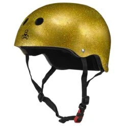 Triple Eight Certified Sweatsaver Helmet - Gold Glitter