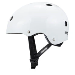 Triple Eight Deep Cover Helmet - White Glossy -DADDIES Skate Gear 604352038386 3