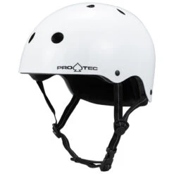 Pro-Tec Low Pro Helmet - Glossy White -DADDIES Skate Gear 604352891370 3