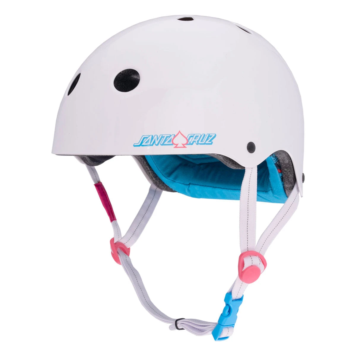 Pro-Tec X Santa Cruz Signature Edition Low Pro Helmet - White Gloss 4 Pro-Tec X Santa Cruz Signature Edition Low Pro Helmet - White Gloss - Image 2