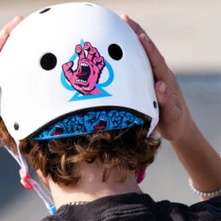 Pro-Tec X Santa Cruz Signature Edition Low Pro Helmet - White Gloss 10 Pro-Tec X Santa Cruz Signature Edition Low Pro Helmet - White Gloss -DADDIES Skate Gear 604352891622 4