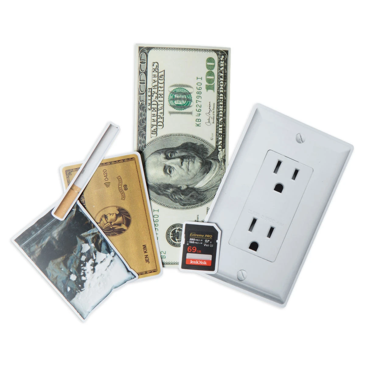 Jenkem Party Prank Pack Of Stickers - Multi 4 Jenkem Party Prank Pack Of Stickers - Multi - Image 2