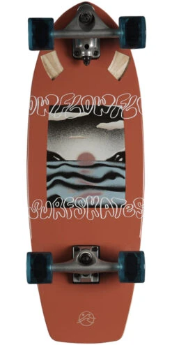 Flow Grom 29" Pre-Built Surfskate Complete - Red