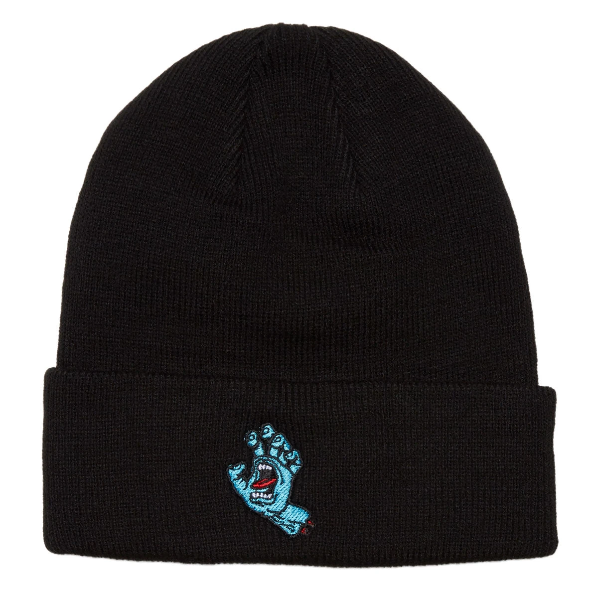 Santa Cruz Screaming Hand Long Shoreman Beanie - Black 3 Santa Cruz Screaming Hand Long Shoreman Beanie - Black