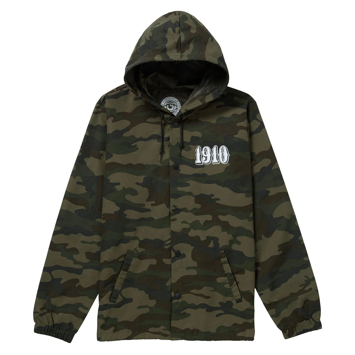 1910 OG Font Hooded Coaches Jacket - Camo 3 1910 OG Font Hooded Coaches Jacket - Camo