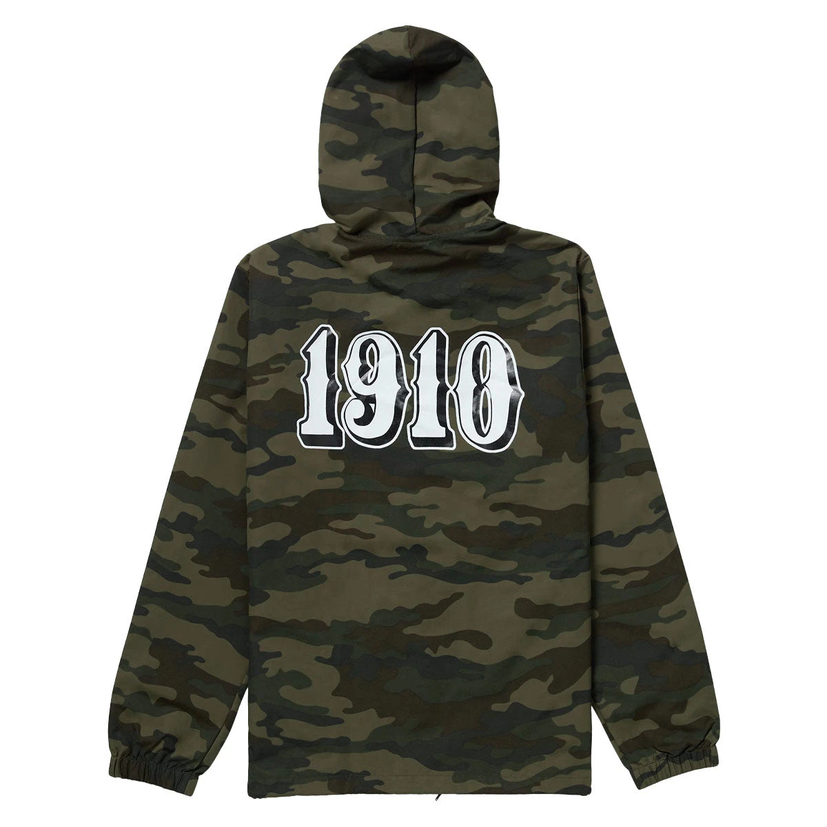 1910 OG Font Hooded Coaches Jacket - Camo 4 1910 OG Font Hooded Coaches Jacket - Camo - Image 2