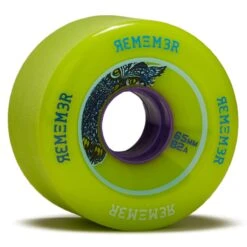 Remember Lil' Hoots 82a Longboard Wheels - Lime - 65mm
