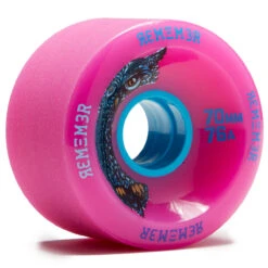 Remember Hoot Slide 76a Longboard Wheels - Pink - 70mm