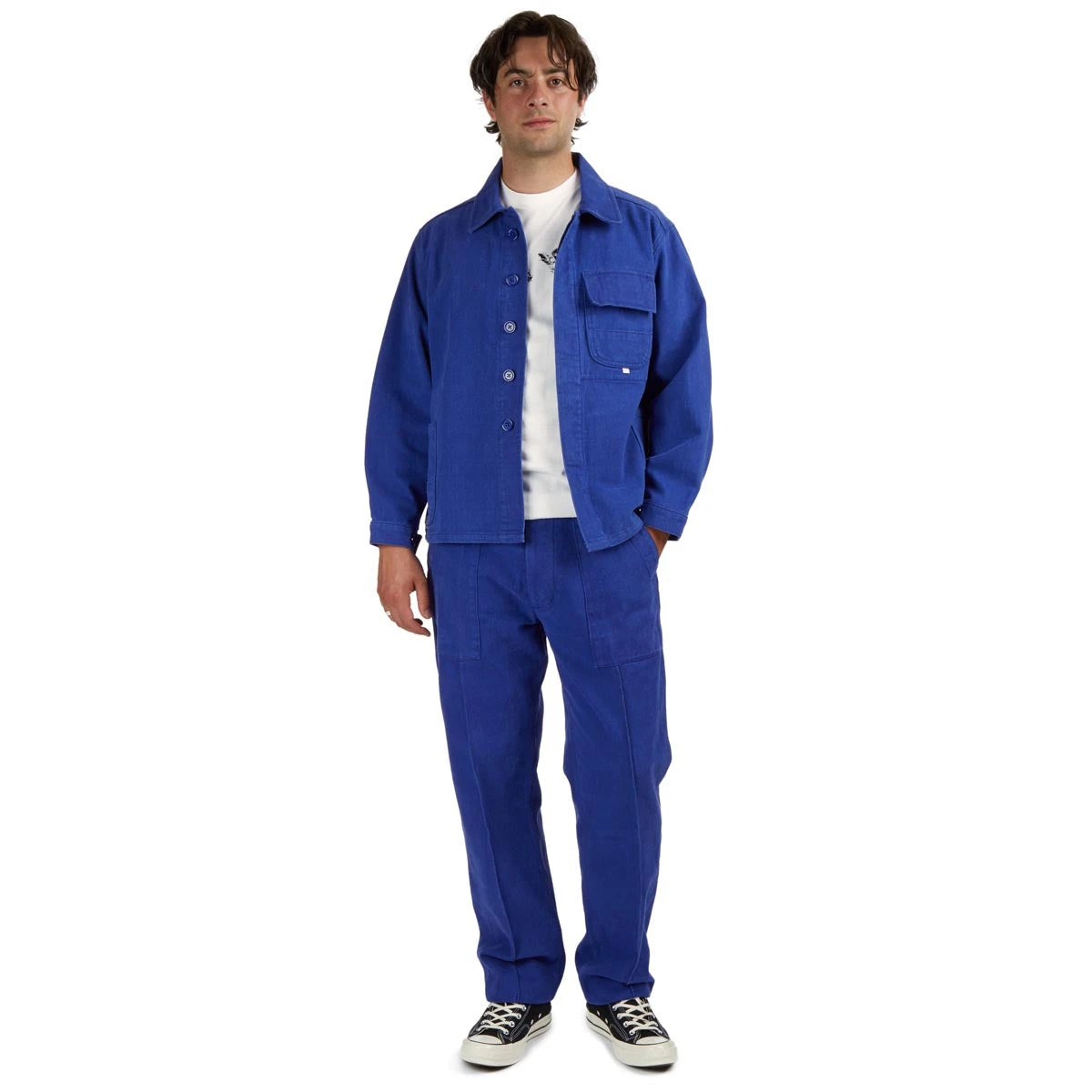 CCS French Surplus Chore Pants - Blue 5 CCS French Surplus Chore Pants - Blue - Image 3