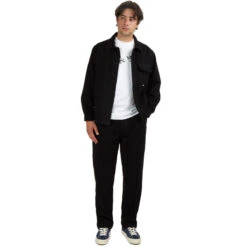 CCS French Cropped Chore Jacket - Black -DADDIES Skate Gear 7 11 2450012