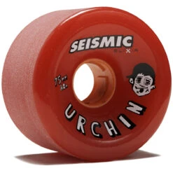 Seismic Urchin 80a Longboard Wheels - Red Elixir - 75mm